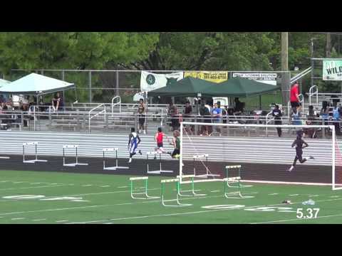 Montgomery Counrt Championships Boys 300m Hurdles Section 1  5-7-15