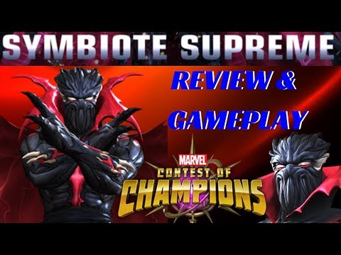 SYMBIOTE SUPREME REVIEW & GAMEPLAY! | (MARVEL: Contest of Champions)