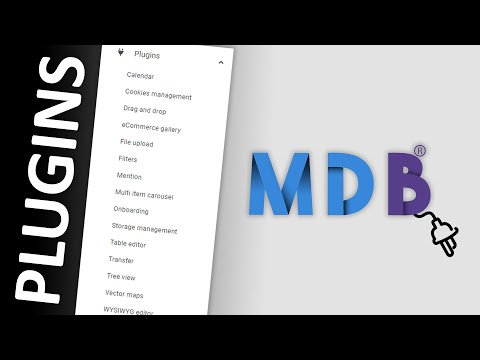 MDB 5 Plugins Installation & Usage