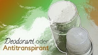 Deodorant VS Antitranspirant -- Was tun bei Schwitzen?