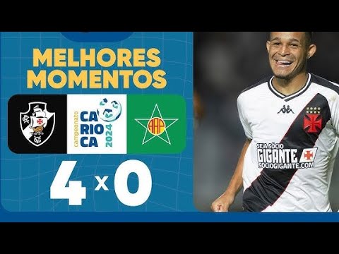 Melhores momentos de Vasco 4x0 Portuguesa
