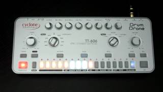 Video thumbnail for Cyclone analogic TT-606 Drum Drone by Sebastien Merle