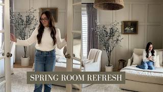 A Spring Room Refresh | Painting, Antiquing & Styling Our Home