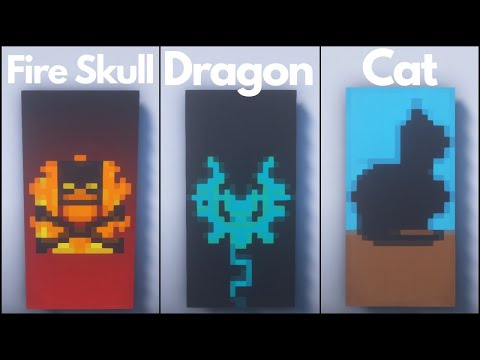 Minecraft: 7 Cool Banner Designs #2 (Tutorial)