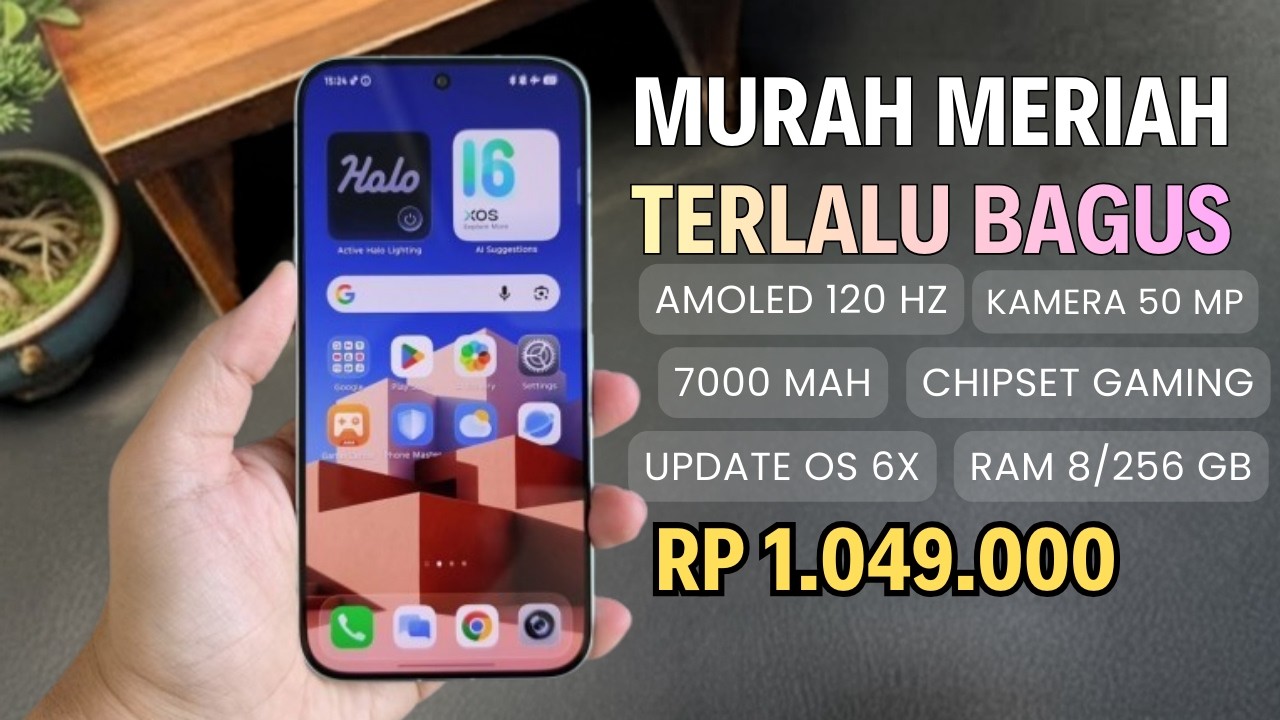 MURAH TAPI MEWAH‼️RAM 8/256 GB, 7000MAH - HP 1 JUTAAN KECIL TERBAIK BUAT LEBARAN 2026