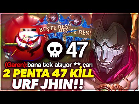 NOT ARAB JHIN BUT TURKISH JHIN!! 2 PENTA 1 QUADRA 47 KILLS IN 19 MINUTES!! | Ogün Demirci