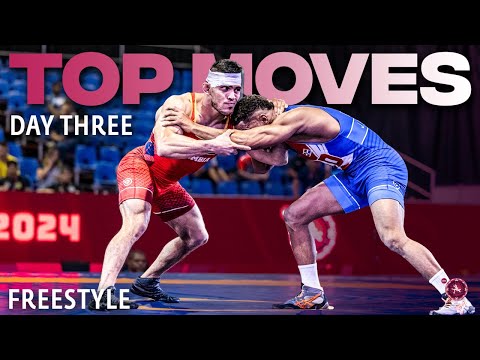 #FoursAndFives: Top Freestyle Wrestling Moves | Day 3 | 2024 Pan-American Championships