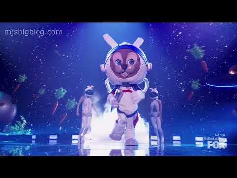 The Masked Singer 7  - Space Bunny Sings Jump in the Line Shake Senora