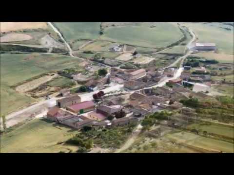 Vista aérea y molinos eólicos