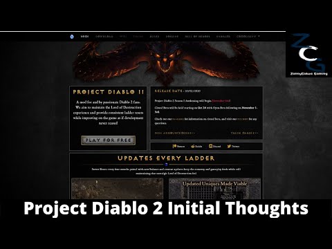 Project Diablo 2 - Initial Thoughts