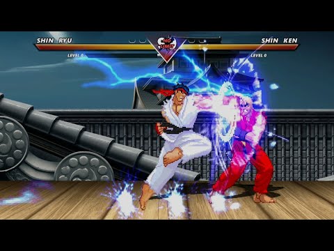 SHIN RYU vs SHIN KEN - Highest Level Incredible Epic Fight!