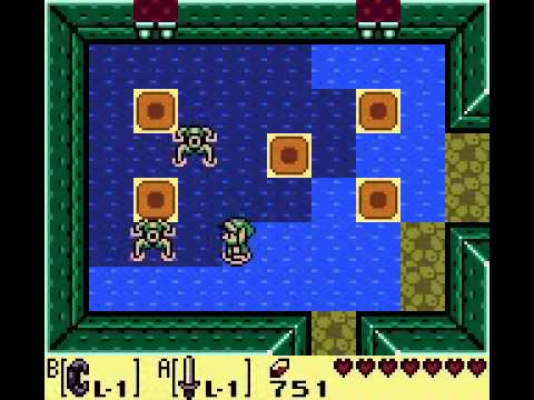 The Legend of Zelda: Link's Awakening - 100% Walkthrough: Dungeon Level 4: Angler's Tunnel [8 of 19]