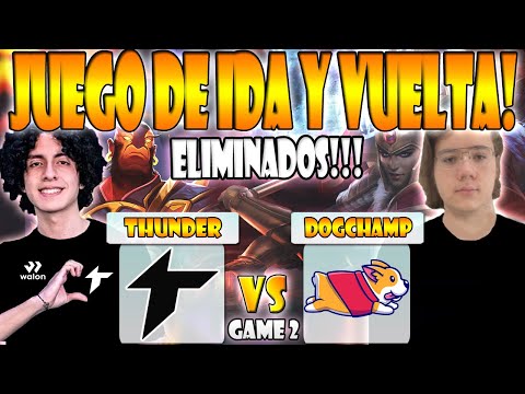 THUNDER AWAKEN VS DOGCHAMP BO2[GAME 2]ELIMINACIÓN-ALONE VS STONE - BTS PRO SERIES 13:AMERICAS - DOTA