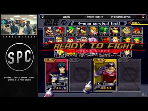 SPC 39 Winners Finals - CL|Vitro (Marth) vs PF|Douchebag Dylan (Captain Falcon)