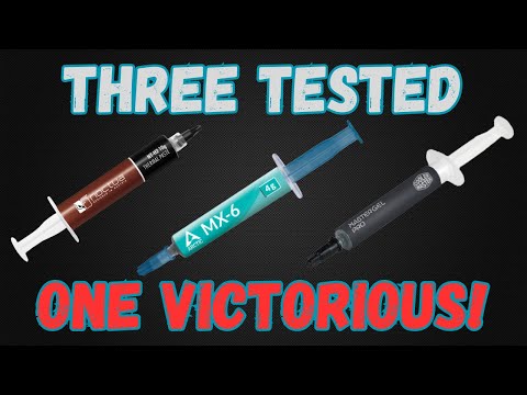 Arctic Cooling MX-6 vs Noctua NT-H2 vs CM MasterGel Pro.