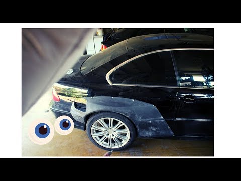 MOLDING ROCKET BUNNY WIDEBODY FENDERS INTO BMW E46 Part 4
