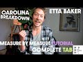 how to play "Carolina Breakdown" - Guitar Tutorial w TAB - Etta Baker - Complete Walkthrough Lesson