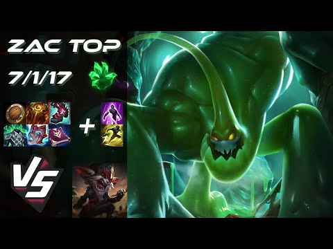 TOP Zac vs Kled - NA Challenger Patch 25.20