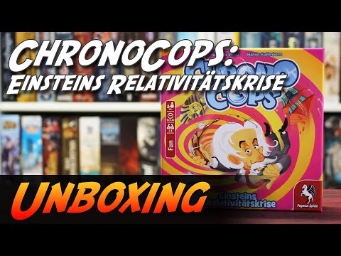 ChronoCops Einsteins Relativitätskrise - Brettspiel Unboxing (Pegasus Spiele)