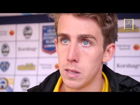 Intervjuer med Johannes och Adam efter match, Falkenberg   Örebro 2015