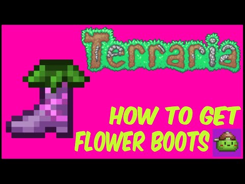 How To Get Flower Boots (With Seed) In Terraria | Terraria 1.4.4.9