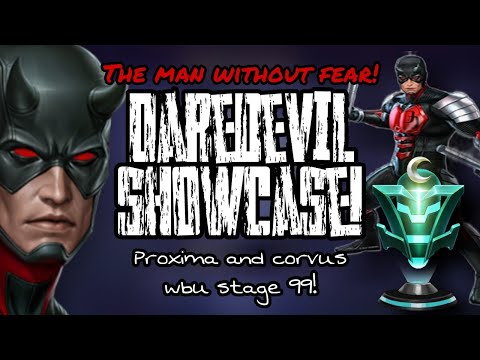 Daredevil Showcase! Regeneration Daredevil kills the couple! DD Vs proxima and corvus stage 99!