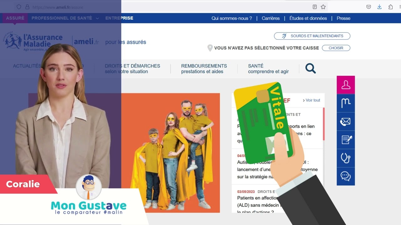 Carte Vitale : comment obtenir votre attestation en ligne sur Ameli