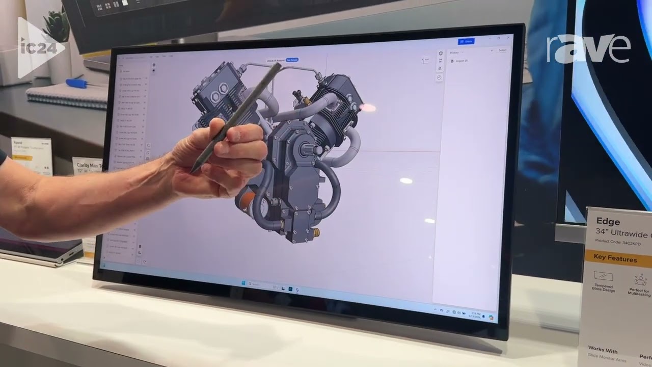 InfoComm 2024: Alogic Shows Clarity Touch, the First Touch Screen that Works With Apple and Windows