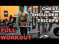 FULL Chest, Shoulders & Triceps workout (GAINS)