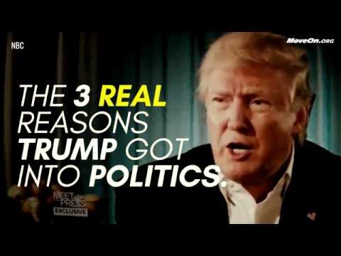 Al Franken Reveals The 3 REAL Reasons Donald Trump Got Into Politics