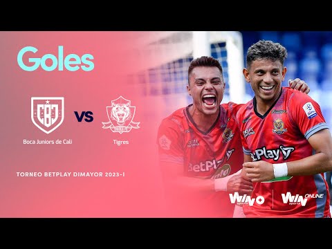 Boca Juniors de Cali vs. Tigres (goles) | Torneo BetPlay Dimayor 2023-I | Fecha 11