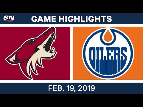 NHL Highlights | Coyotes vs. Oilers - Feb 19, 2019