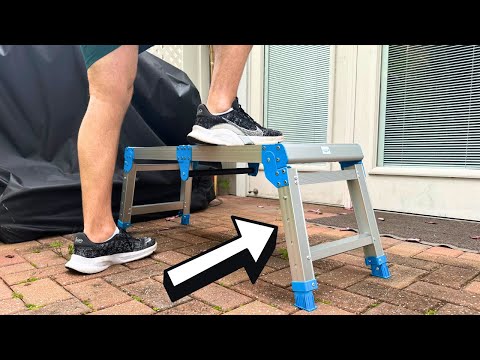 LOYODA Folding Step Stool - Strong, Expandable, & Easy to Store!