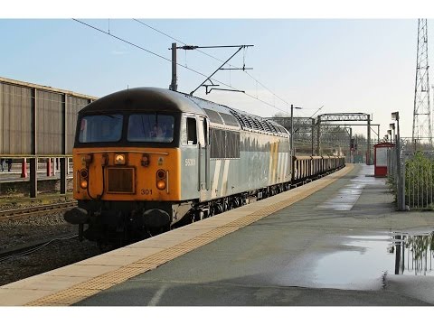 DCR 56301 passing Crewe on 6Z34 Chaddesden Sdgs to Shap Summit Quarry 8/1/2015