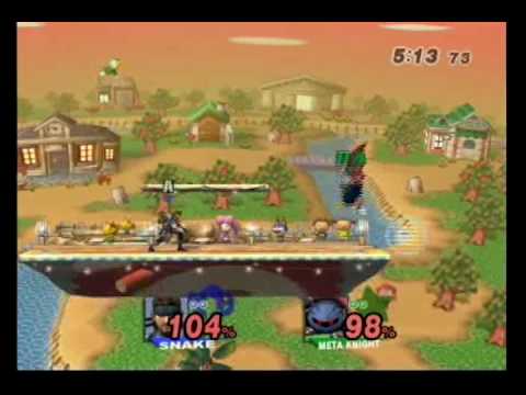 Player's Bowl 2010 GF S2 Ally (Snake) vs. Mew2King (Meta Knight) 4 - SSBB