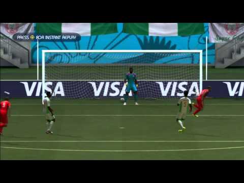 2014 FIFA World Cup Brazil Simulation - Match 53 - Switzerland vs Nigeria Round Of 16