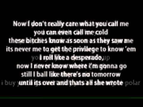 Eminem all she wrote lyrics
