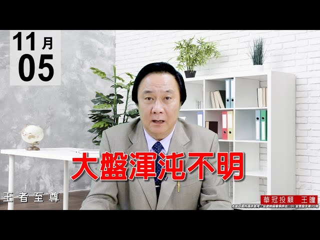 20201105《大盤渾沌不明》美國選舉並無定案，而且疑點重重，會衝擊金融市場一段時間，這段期間各國股市會自己走自己的路。#王曈 #王者至尊