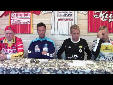 17.8.2016 Ylivieskan Kuula - Siilinjärven Pesis, lehdistötilaisuus