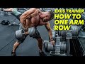 How to Properly Execute a One-Arm Row