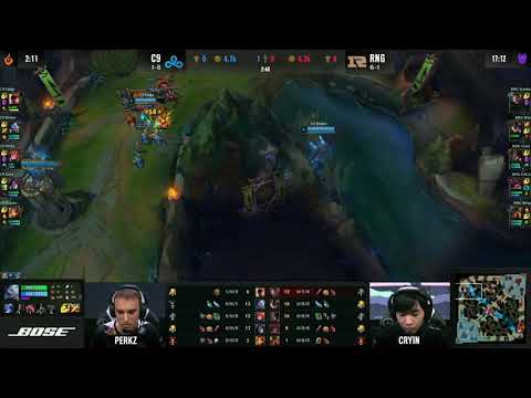 Blaber 2 kills before 3 minutes with creative ganks - MSI C9 vs RNG