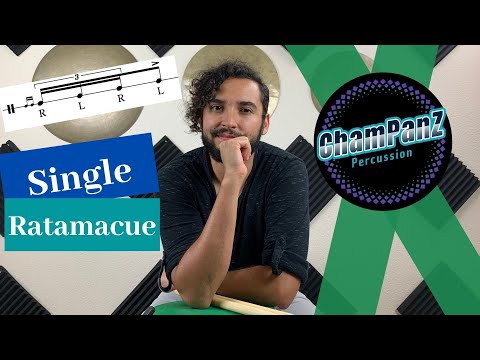 How To Play A Single Ratamacue (PAS Rudiment 38)