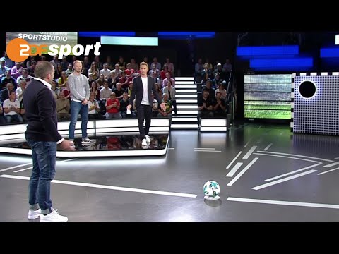 Torwandschießen: Baum gegen Keck | das aktuelle sportstudio - ZDF