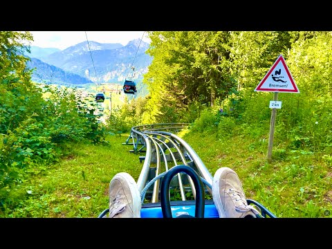 Alpine Coaster Golm (no brakes) 4K | 2600m | Montafon 🇦🇹