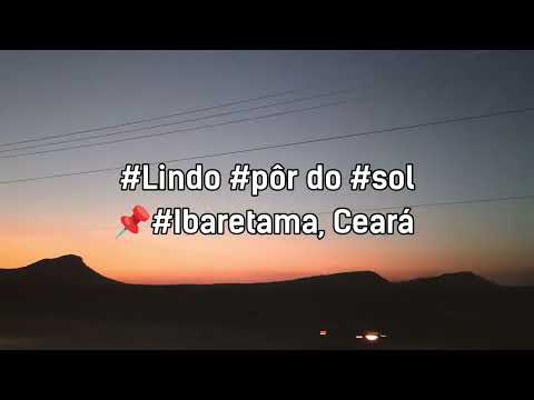 #Lindo #pôr do #sol!  #📌Ibaretama, Ceará.