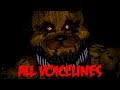 Nightmare Fredbear All Voicelines With Subtitles Ultimate Custom Night