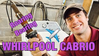 Older Whirlpool Cabrio washer roaring and noisy in spin - shaft bearing and seal swap WTW6200VW0