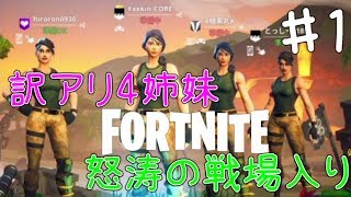 【新章開幕】操作もわからない完全所見で挑むFBR【Fortnite♯1】