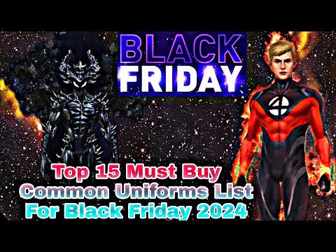 Top 15 Must Buy Common Uniforms List For Black Friday 2024 - Marvel Future Fight