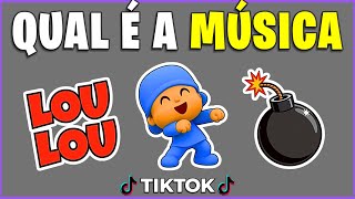 🎵 ADIVINHE A MÚSICA DO TIKTOK COM EMOJIS 🤔 Cante Se Souber 🔥 #quiz